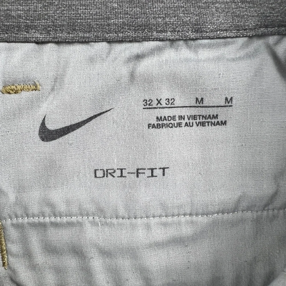 Nike Dri-FIT Mens Chino Golf Pants Khaki Tan Beige 32x32 Stretch Casual